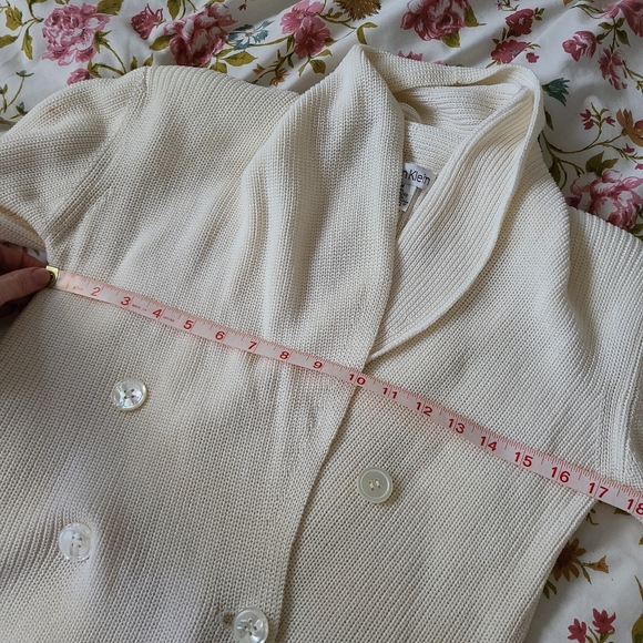 Vintage Calvin Klein Mercerized Cotton Sweater - Picture 4 of 11